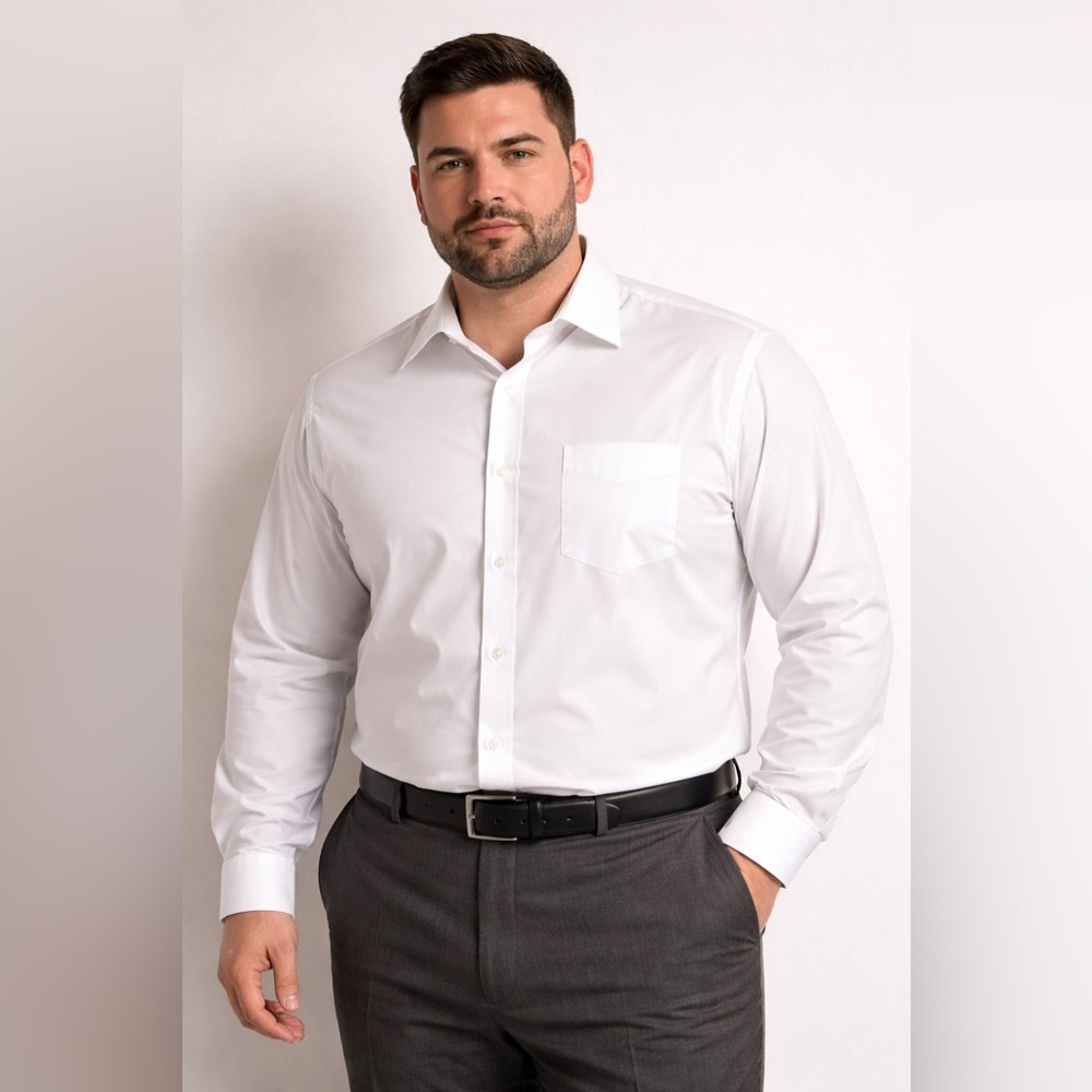 Lauren Ralph Lauren Slim Fit Stretch Dress Shirt | Men’s 2XL